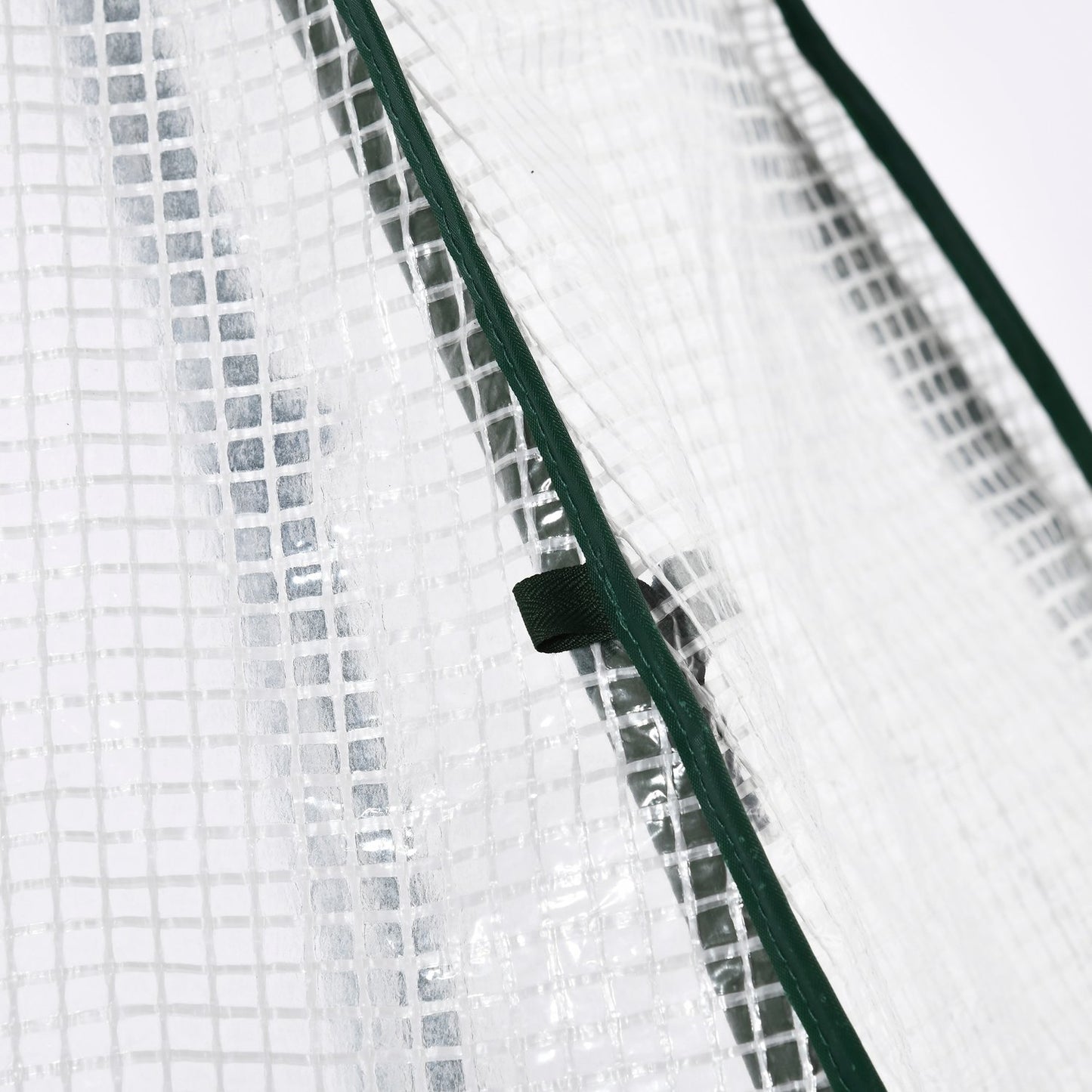 Mini greenhouse with roller door, 160x140x180 cm, White