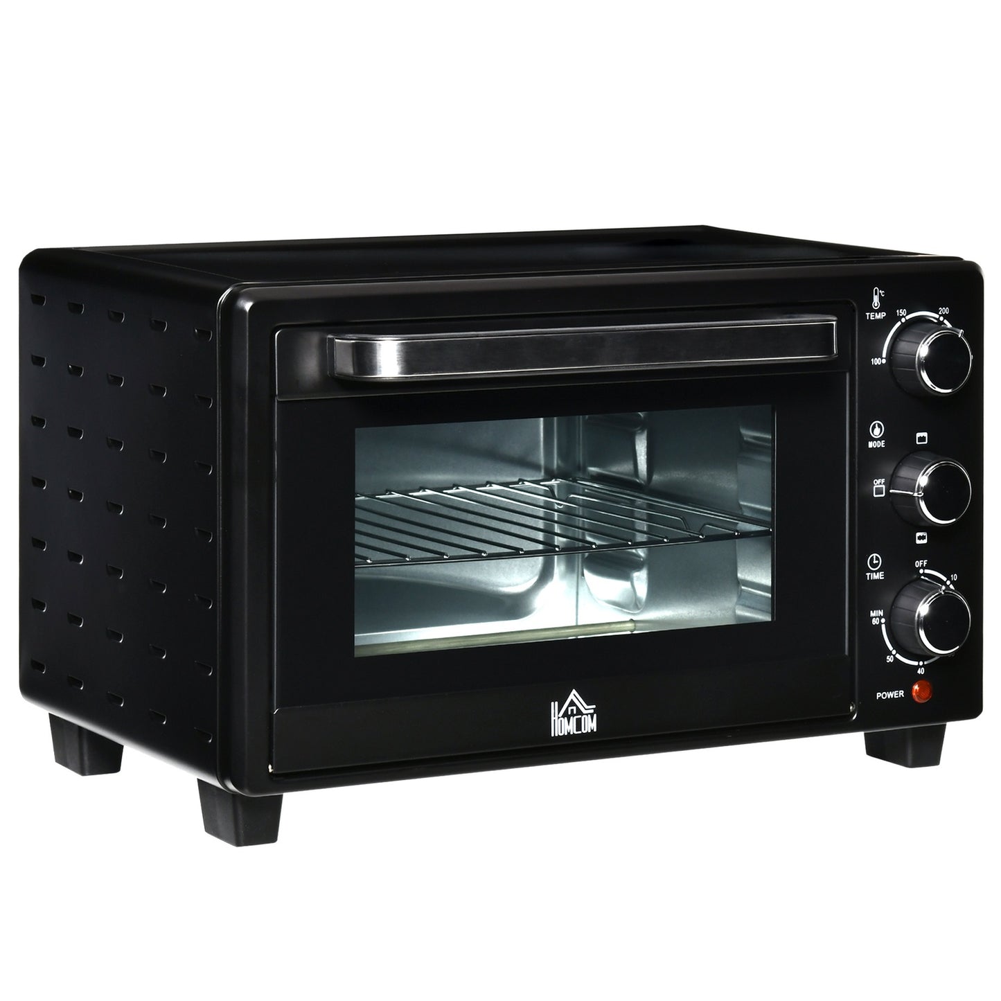 Mini oven 21L – 3 positions, 100°C-230°C, black/silver