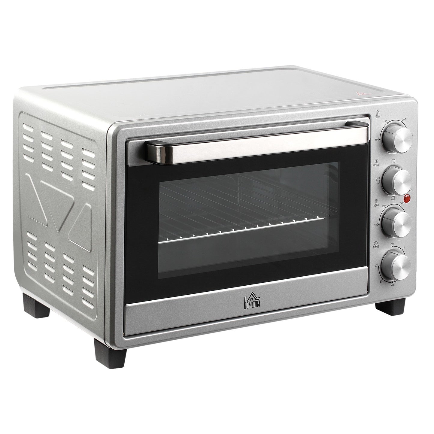 Electric Mini Oven 32L, 1600W, Stainless Steel & Glass