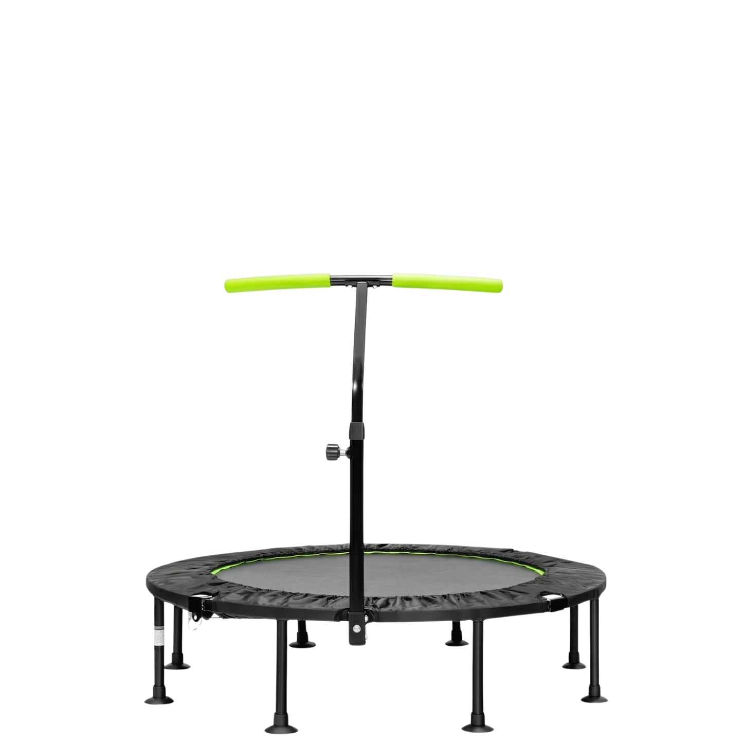 Mini Trampoline with Adjustable Handle, Foldable, 110cm
