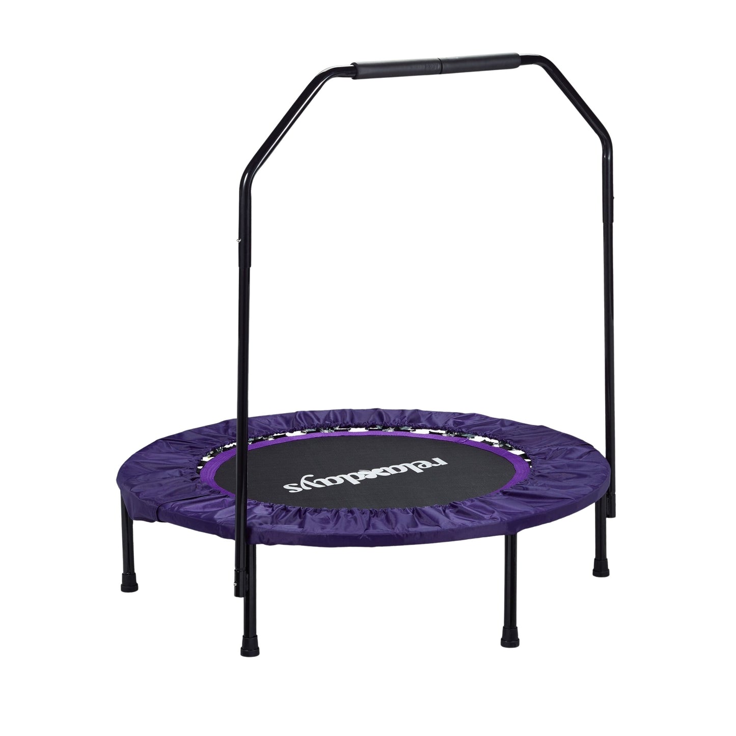 Mini Trampoline with Safety Bar, 102 cm Diameter