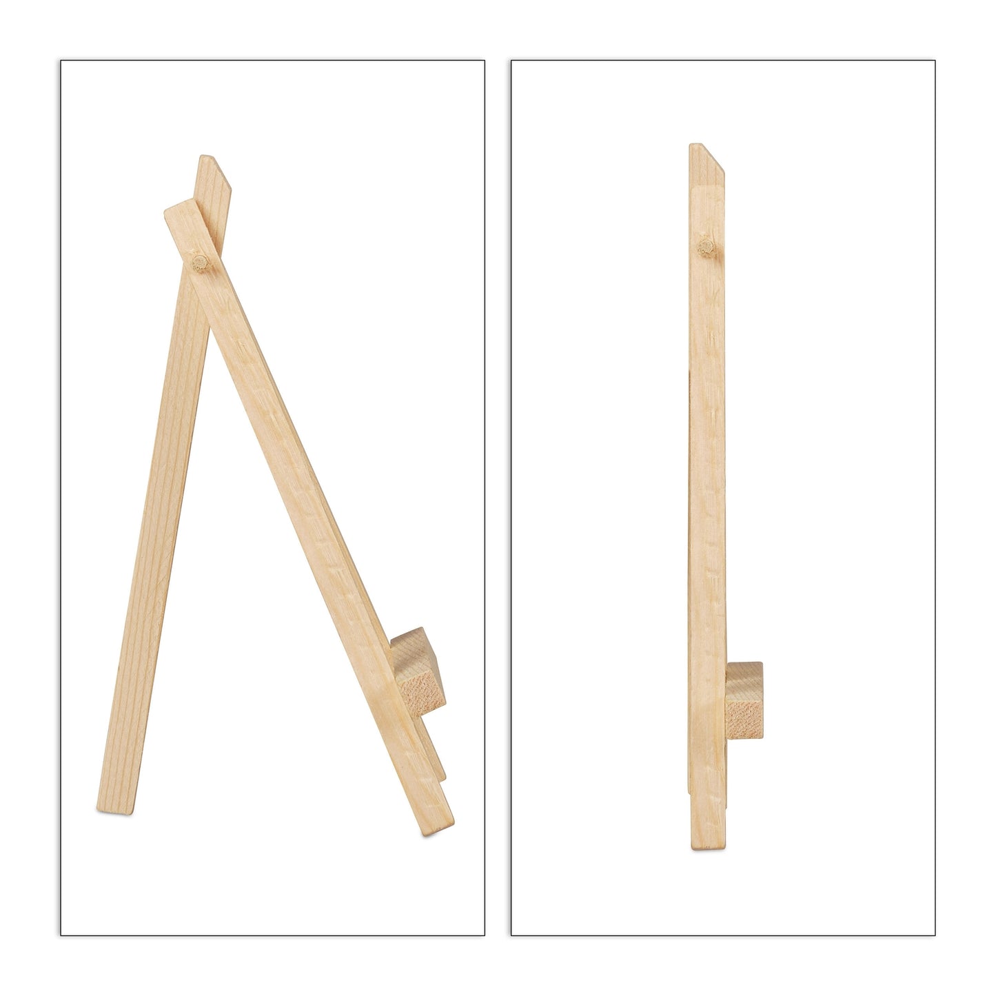 Mini Wooden Easels, Set of 10
