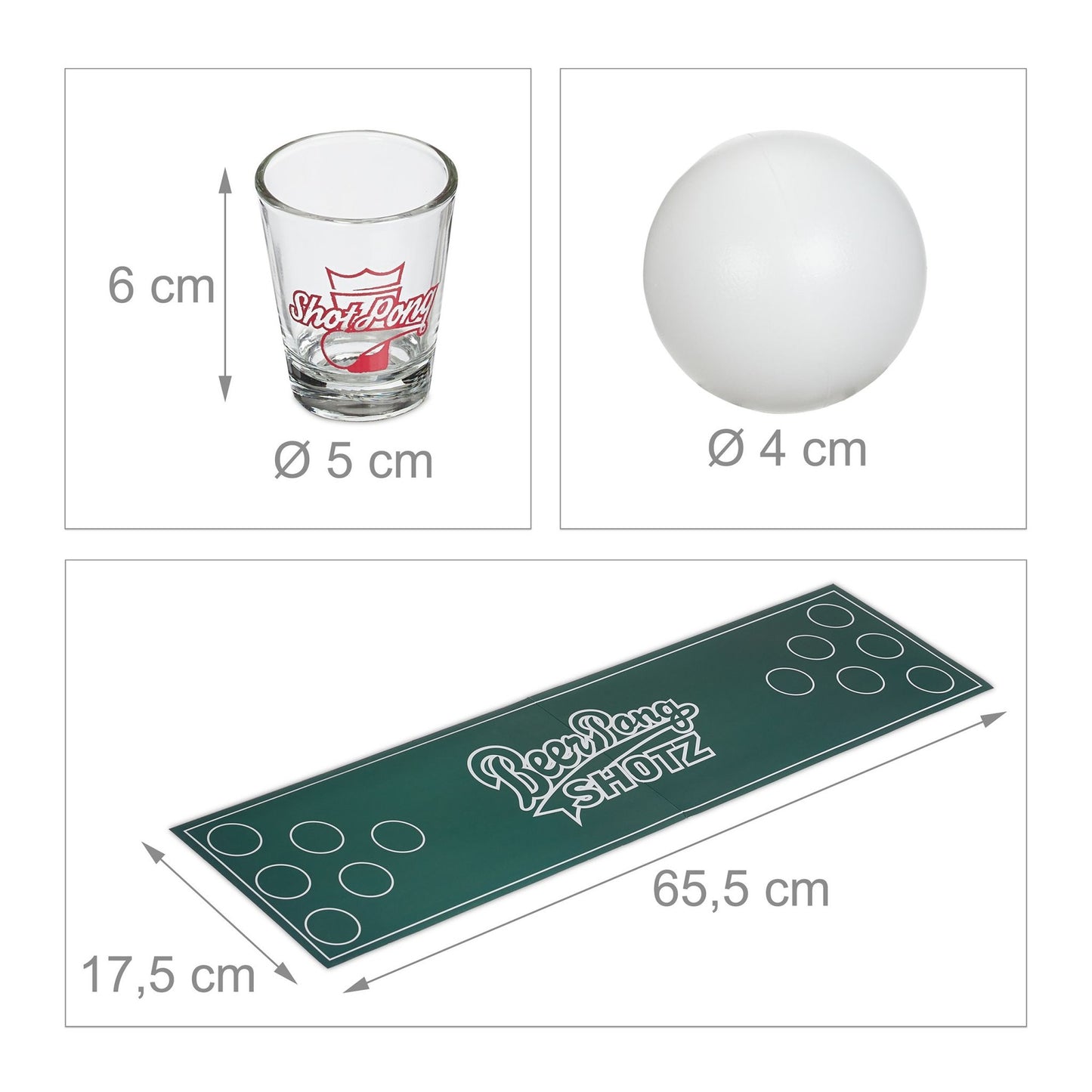 Mini beer pong