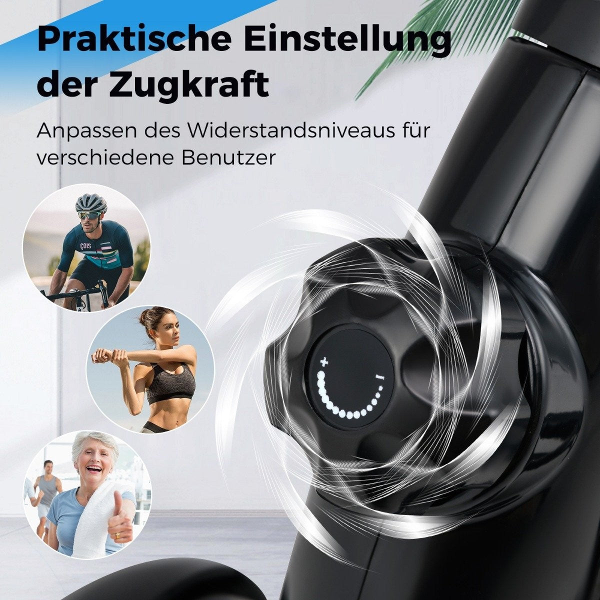 Mini fitness bike exercise bike arm and leg trainer with adjustable resistance black