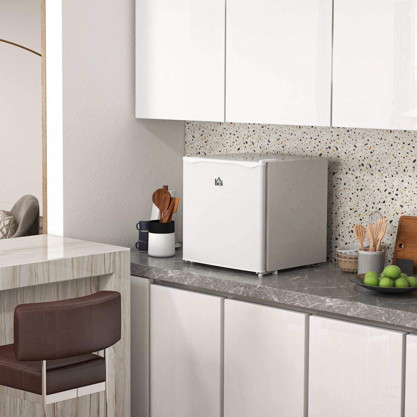 Mini freezer 35L, electric, 5-step temperature control, white