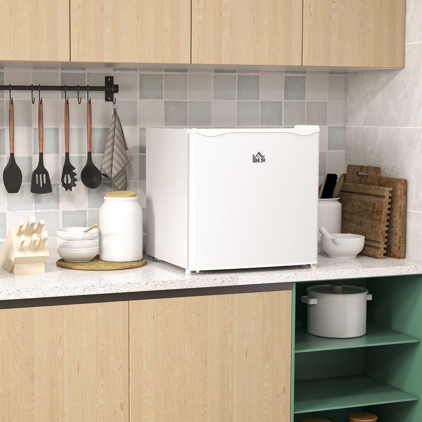 Mini freezer 35L, electric, 5-step temperature control, white