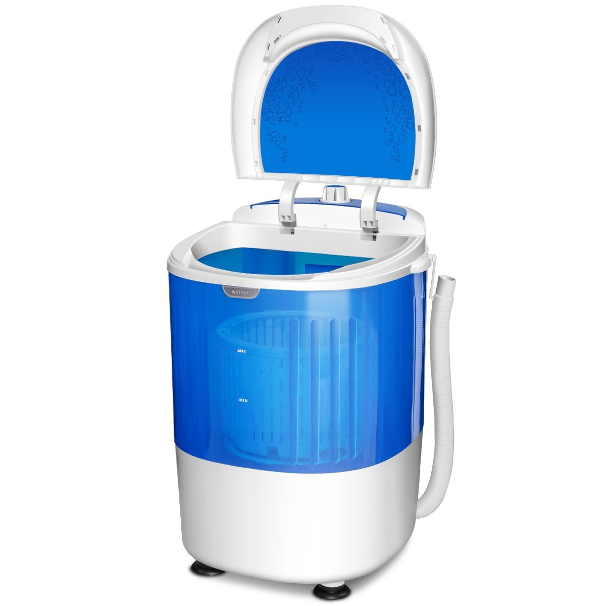 Mini washing machine travel washing machine washing machine with spin dryer blue