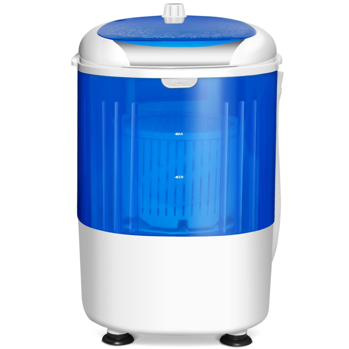 Mini washing machine travel washing machine washing machine with spin dryer blue