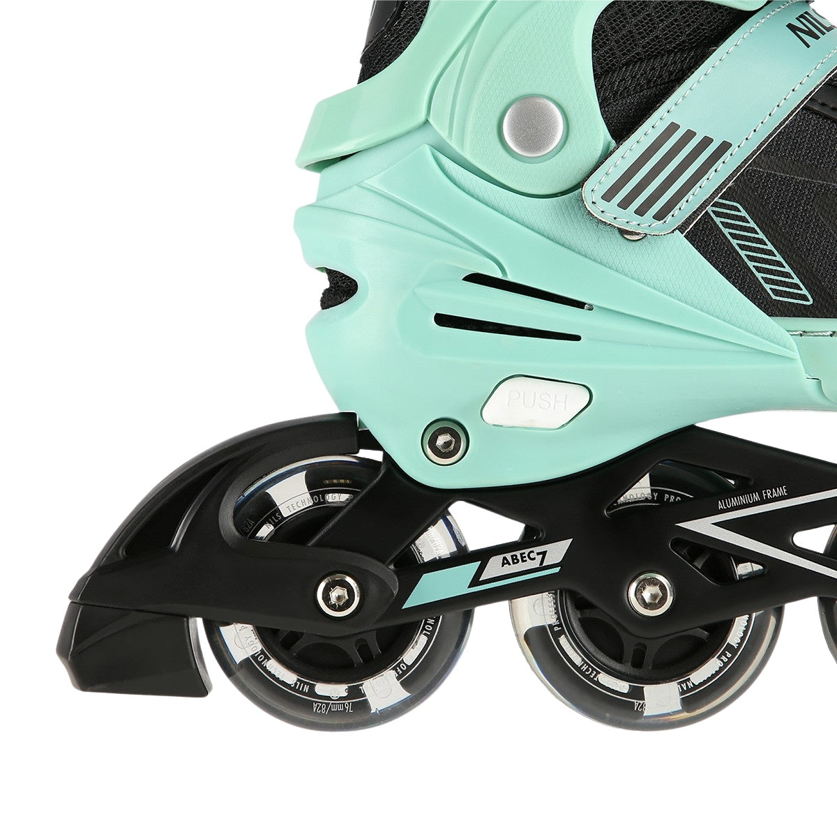 Mint LED Inline Skates, Size XL (43-45)