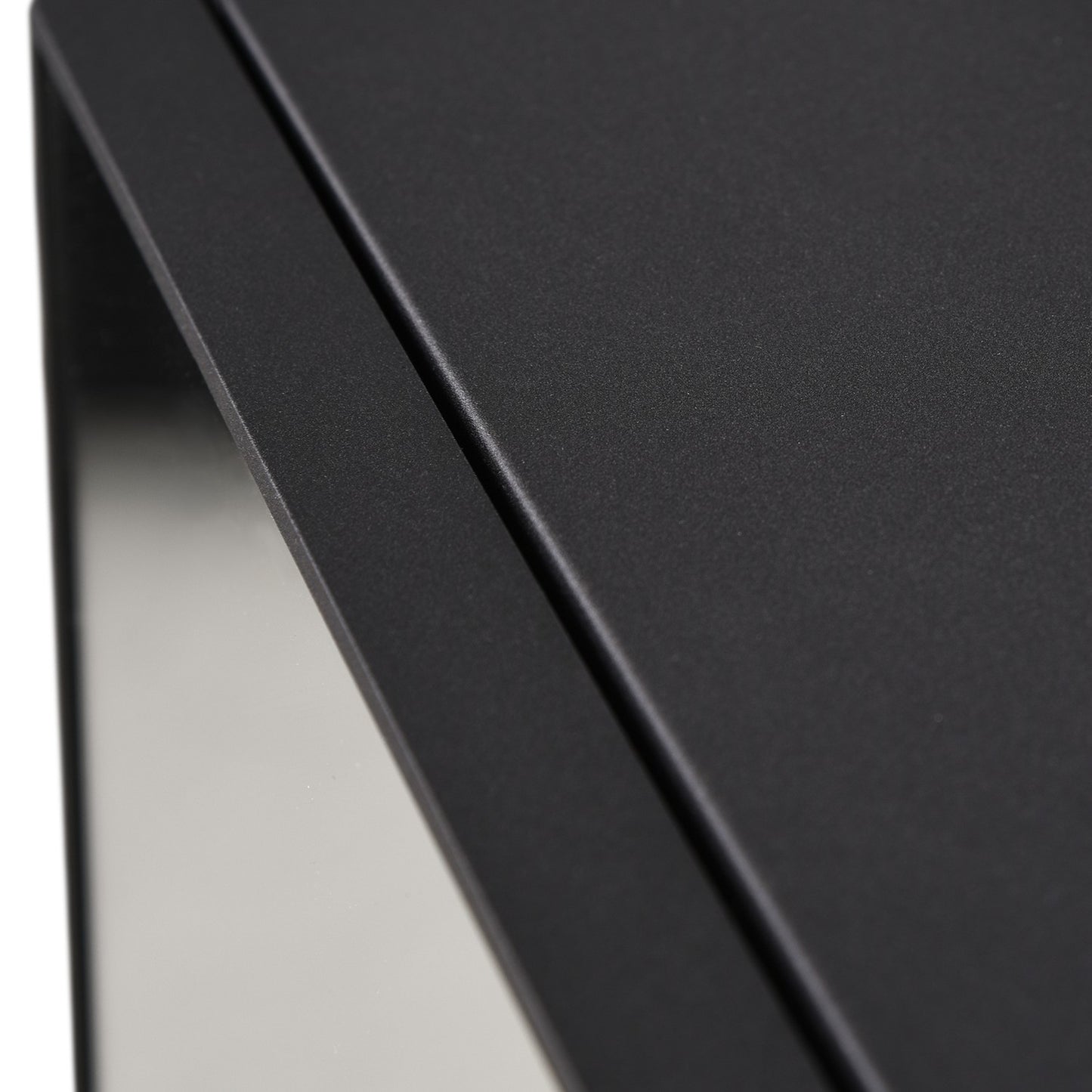 Bathroom mirror cabinet, stainless steel, glass shelves