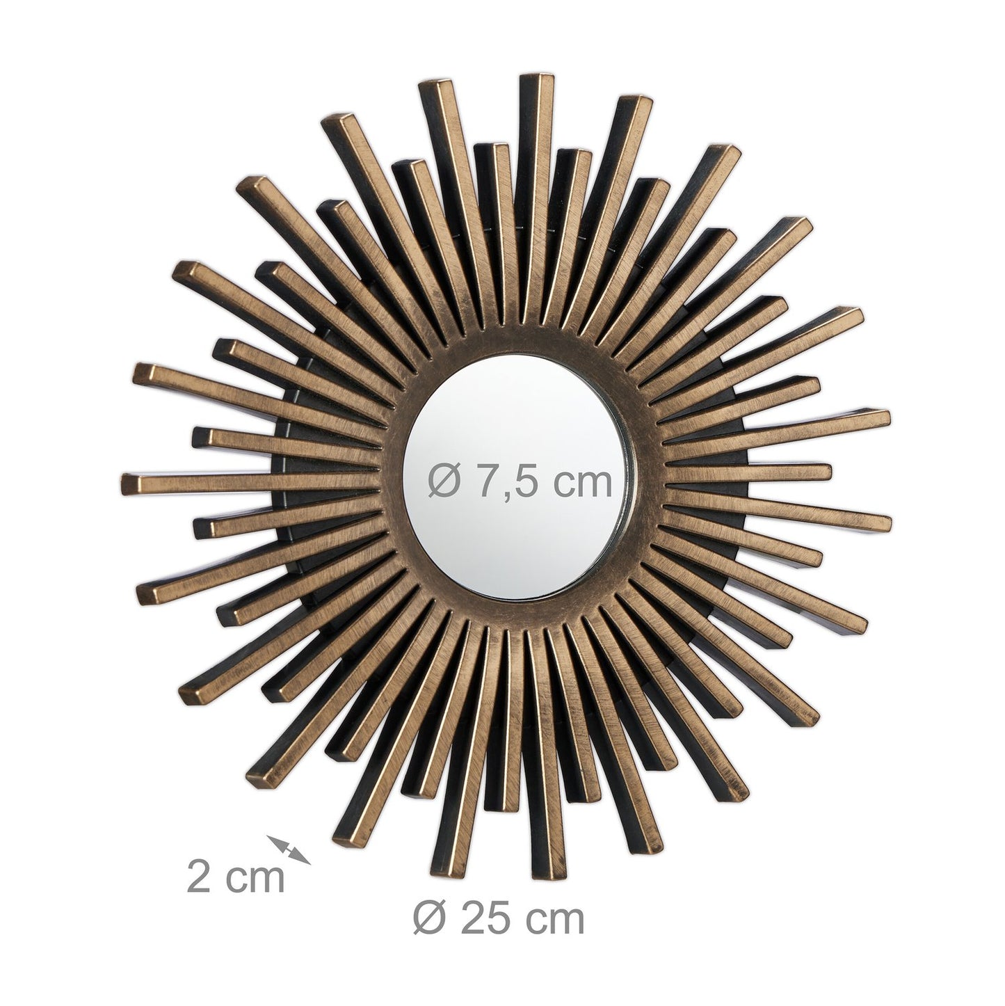 Mirror set of 3 sun