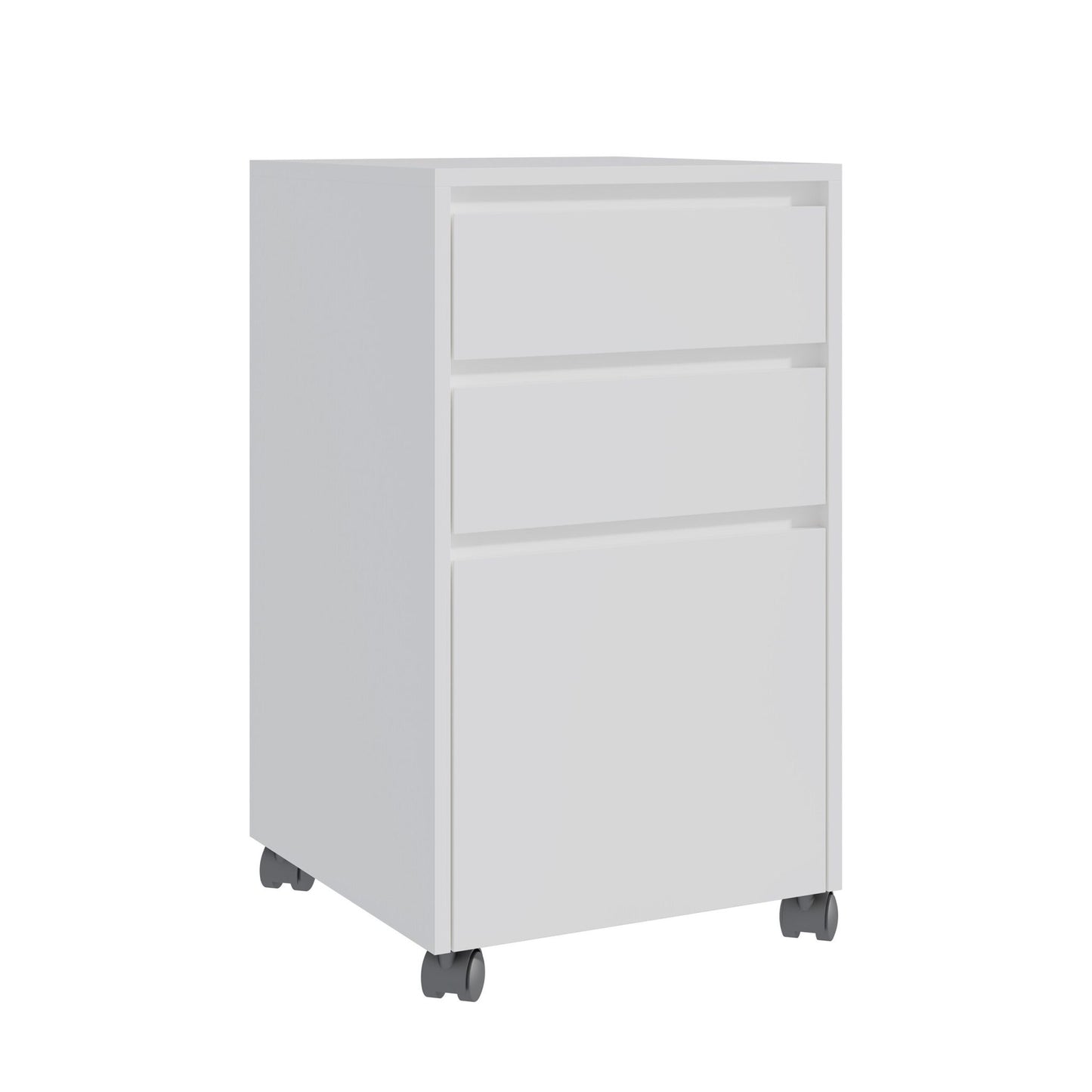 Mobile 3-Drawer Cabinet with Hanging File System