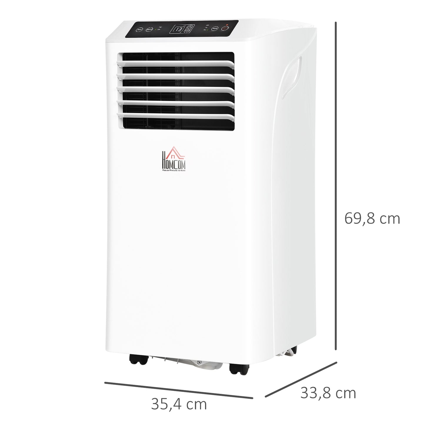 Portable air conditioner 2.9 kW with dehumidifier and timer