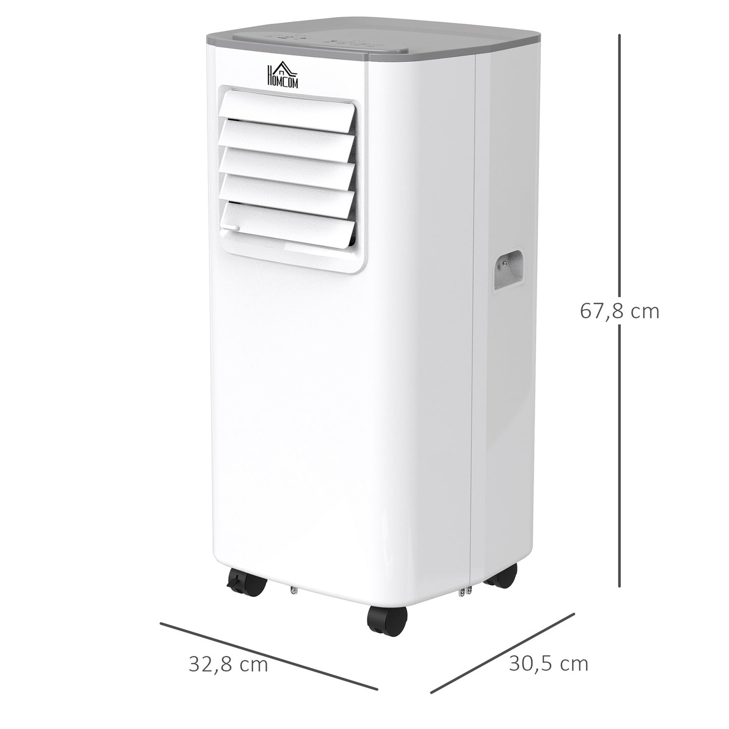 4-in-1 portable air conditioner, remote control and timer, 560W