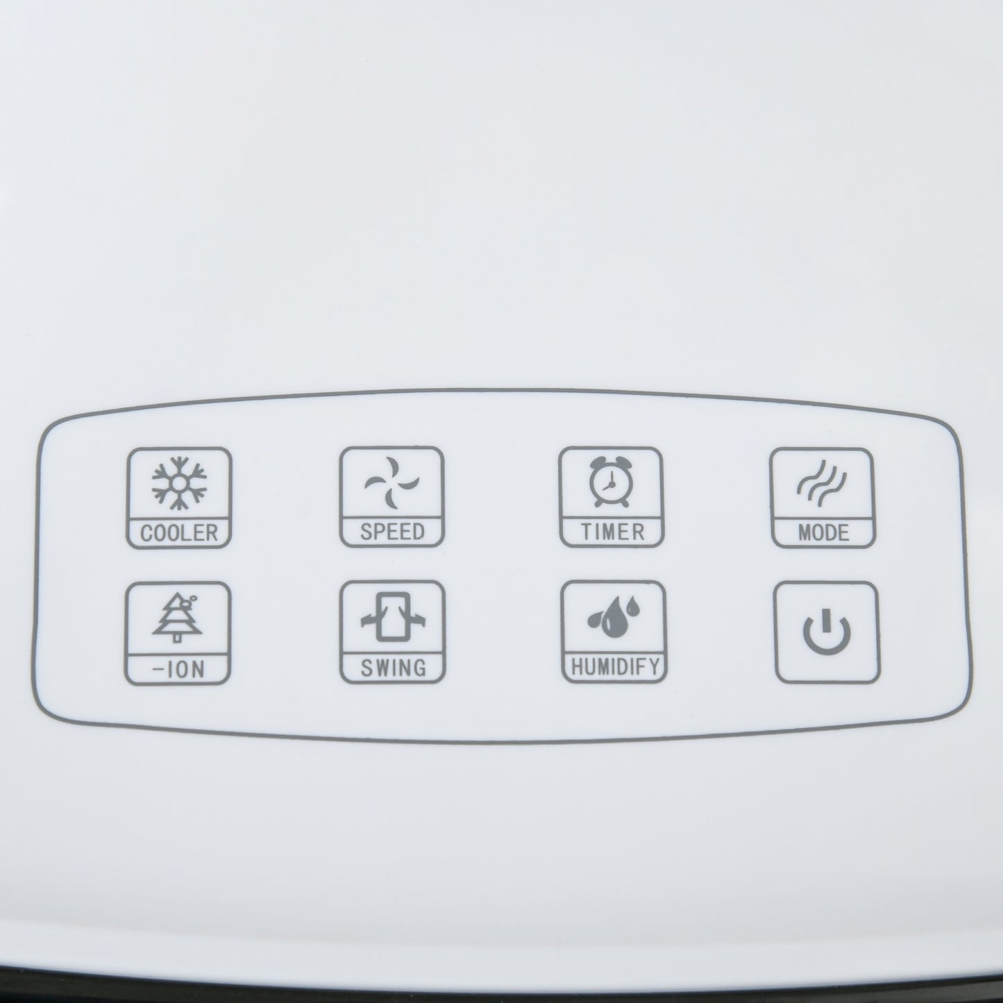 Portable air conditioner with humidifier and remote control, 600W