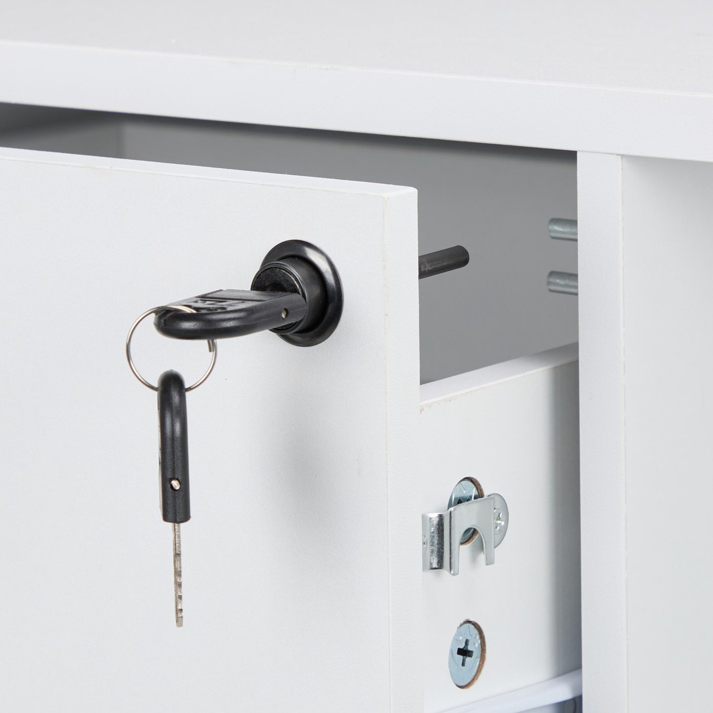 Mobile File Cabinet with 3 Drawers and File Storage