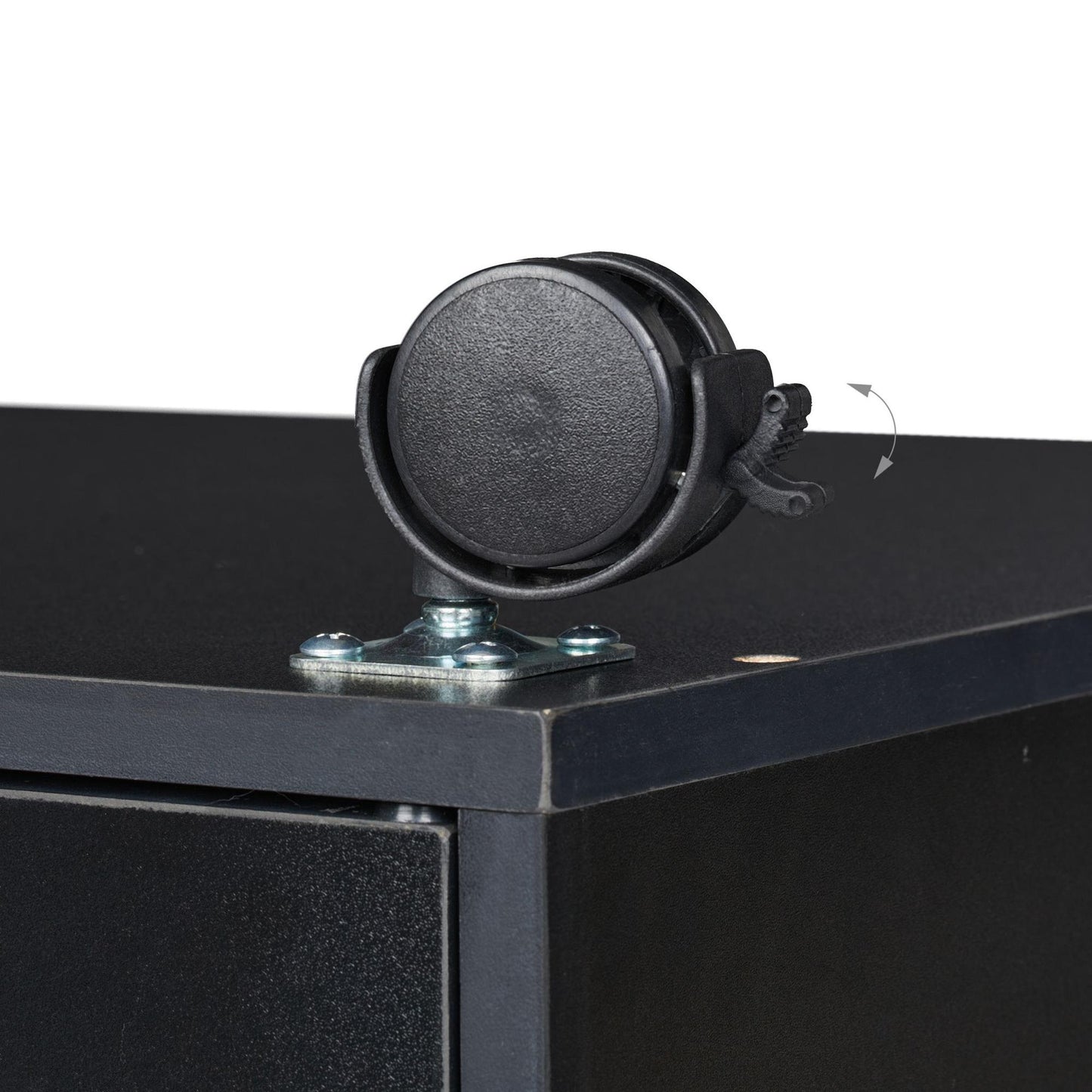 Mobile pedestal with keyboard box