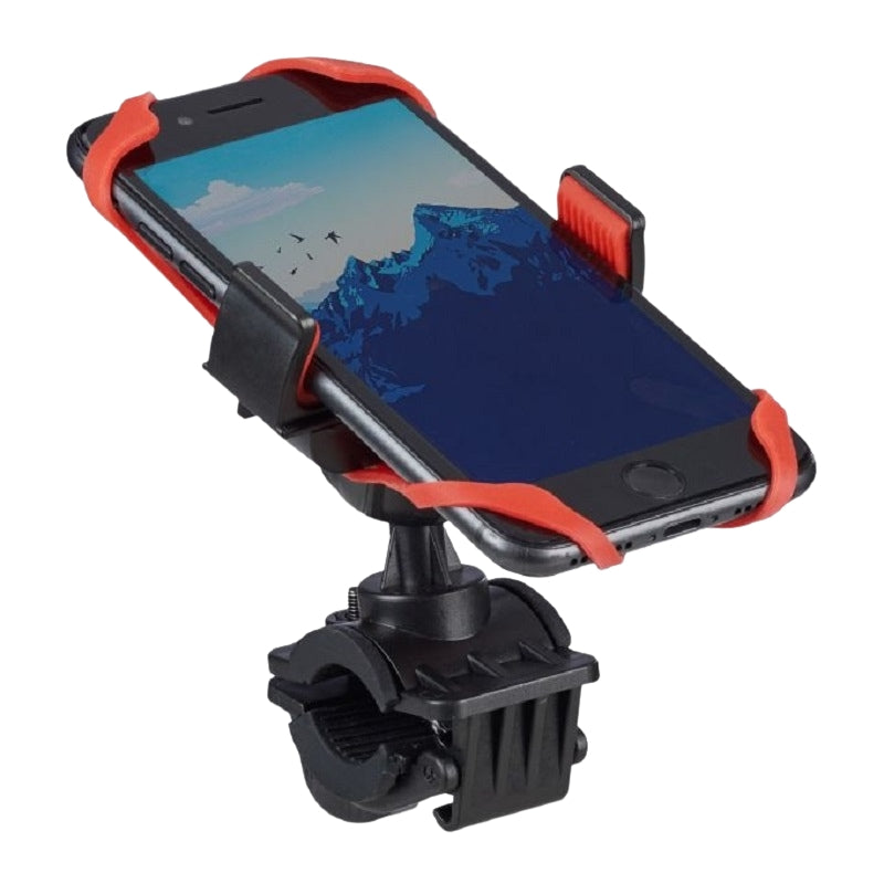 Mobile phone holder for bicycle