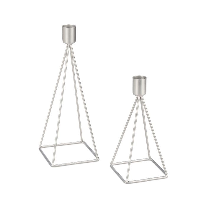 Modern candle holder, set of 2