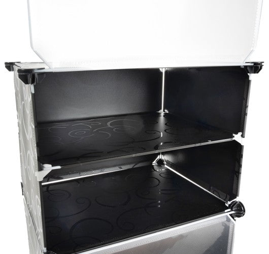 Modular shoe rack - 6 levels