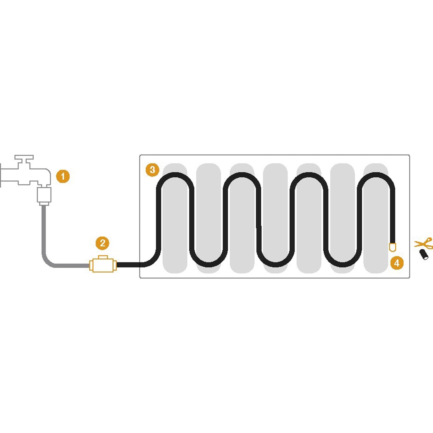 Moisture hose 15m