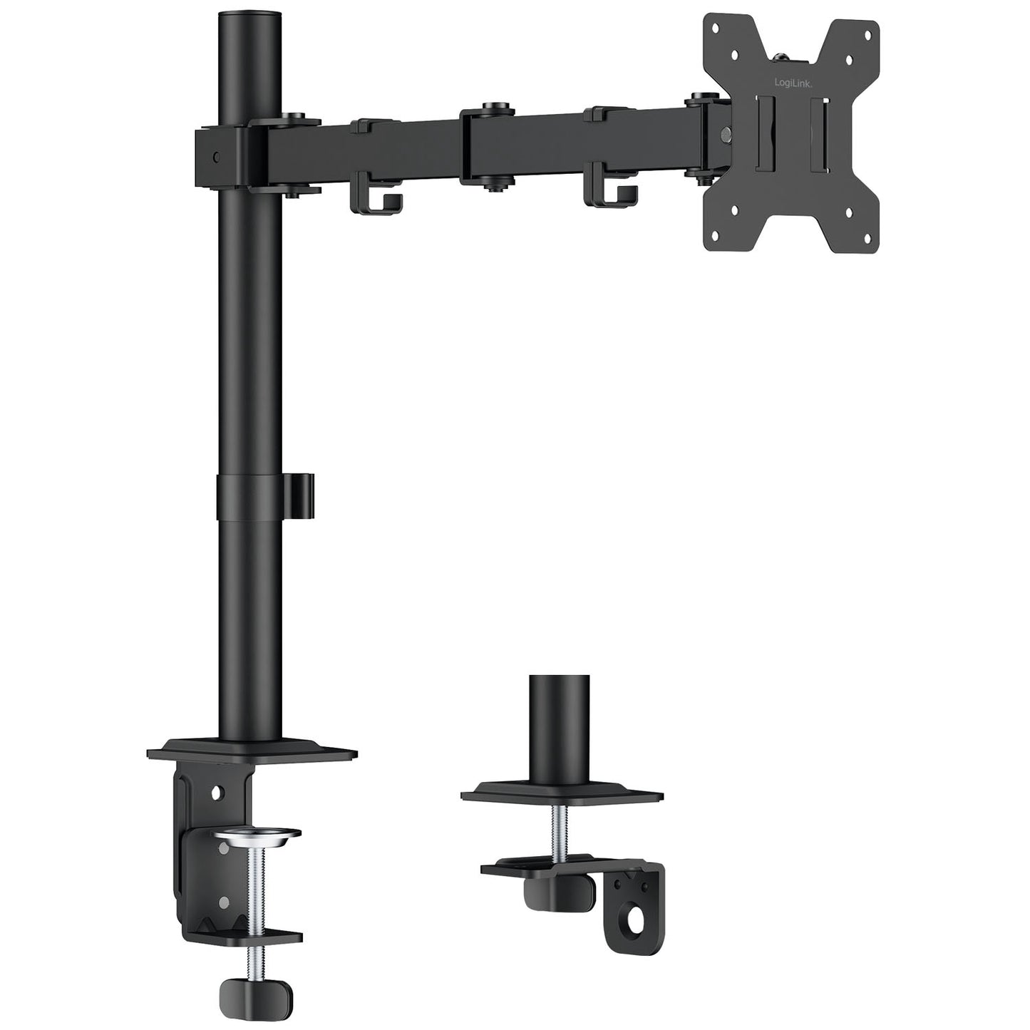 Monitor Arm 17-32" Adjustable Desk Mount Black
