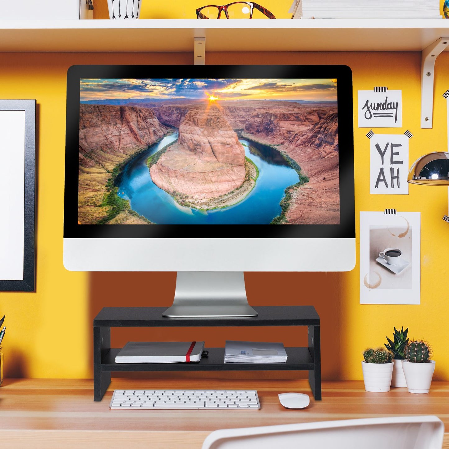 Monitor stand black