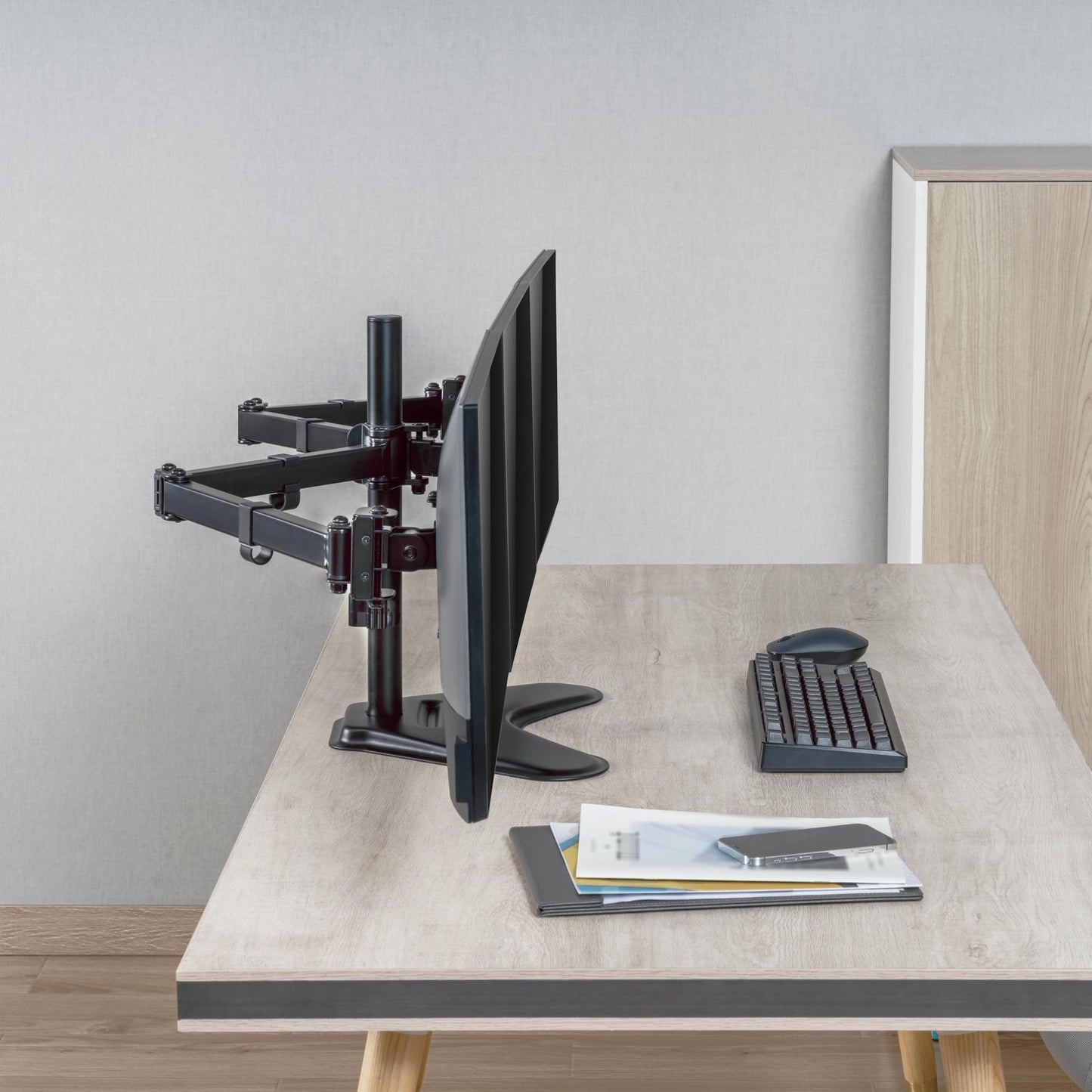Monitor stand/foot triple 17-27" 2x658mm