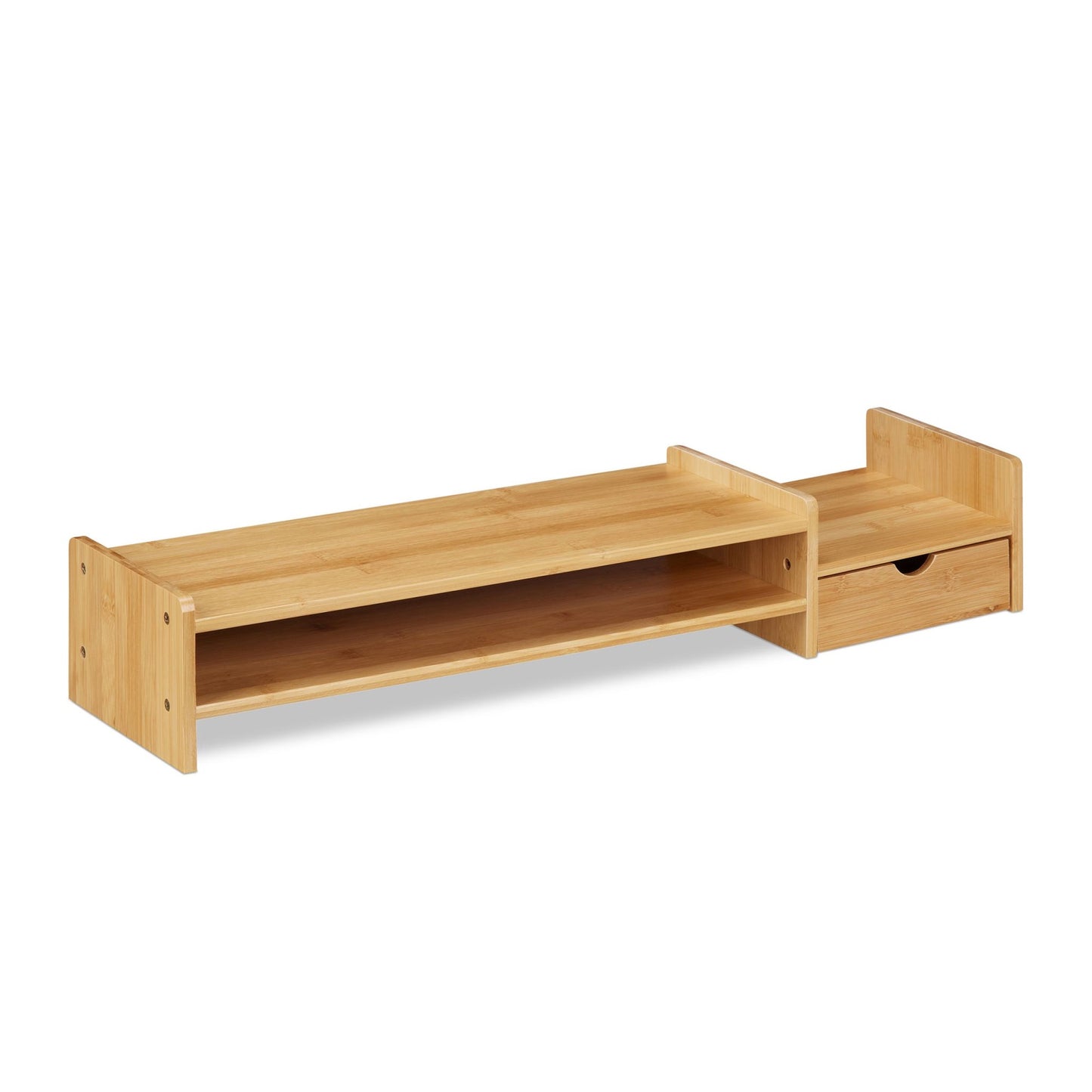Monitor stand in bamboo