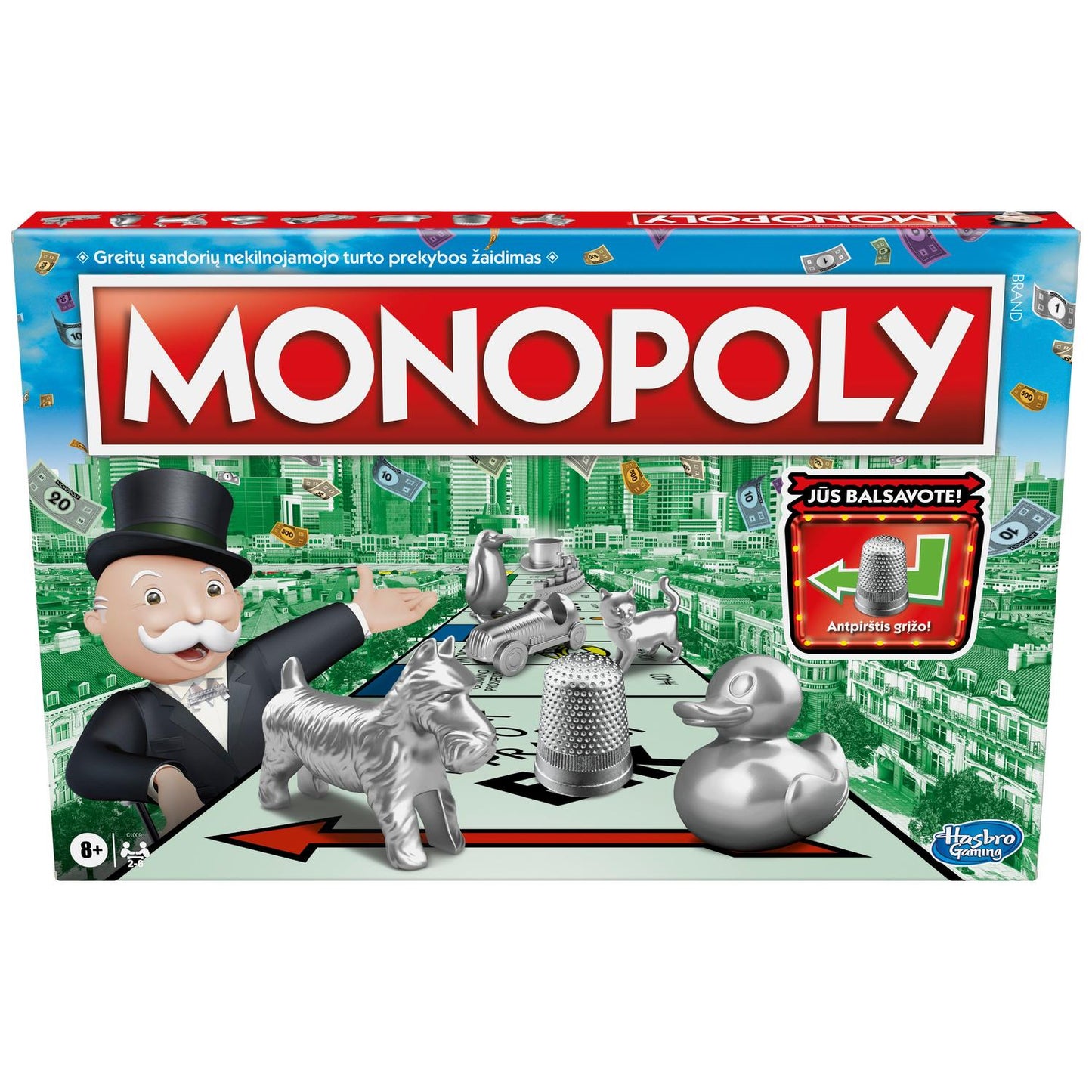 Monopoly Board Game Classic (In Lithuanian Lang.)