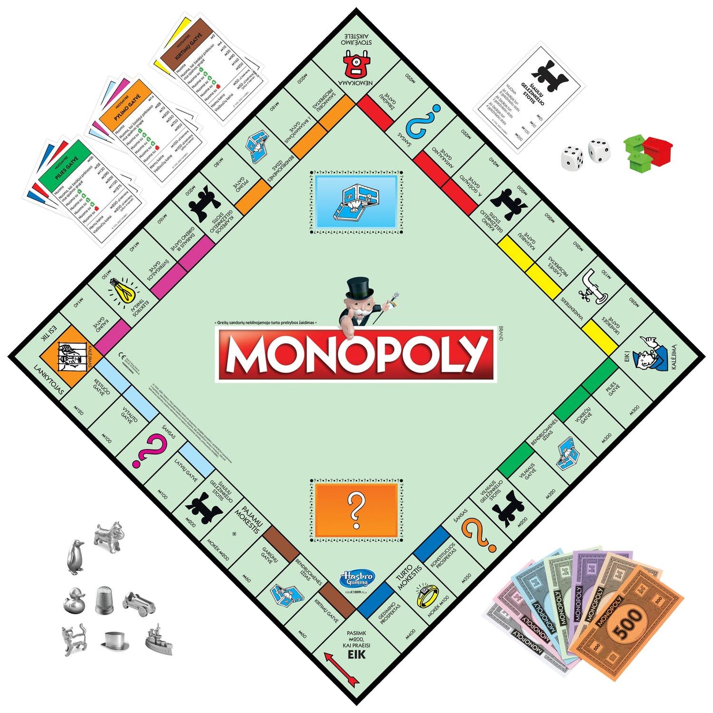 Monopoly Board Game Classic (In Lithuanian Lang.)