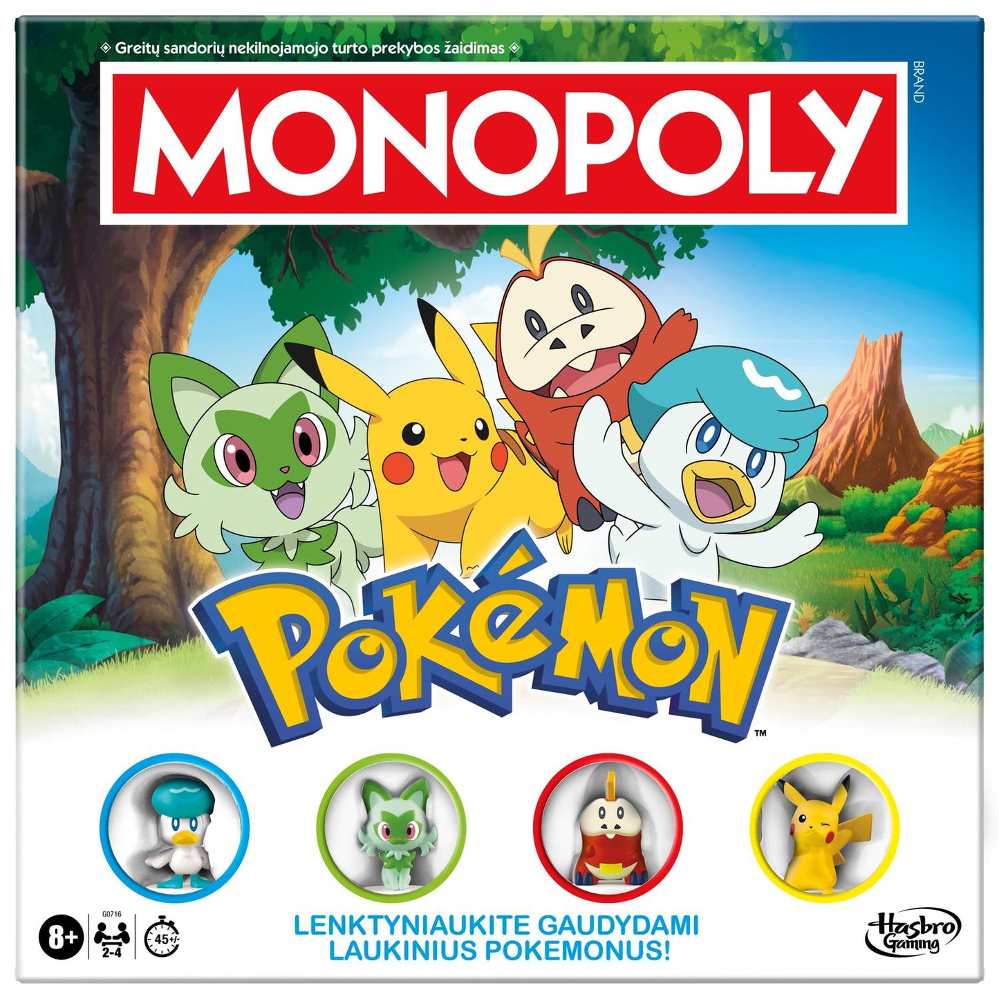 Monopoly Board Game in Lithuanian - Fun for 2-6 Players