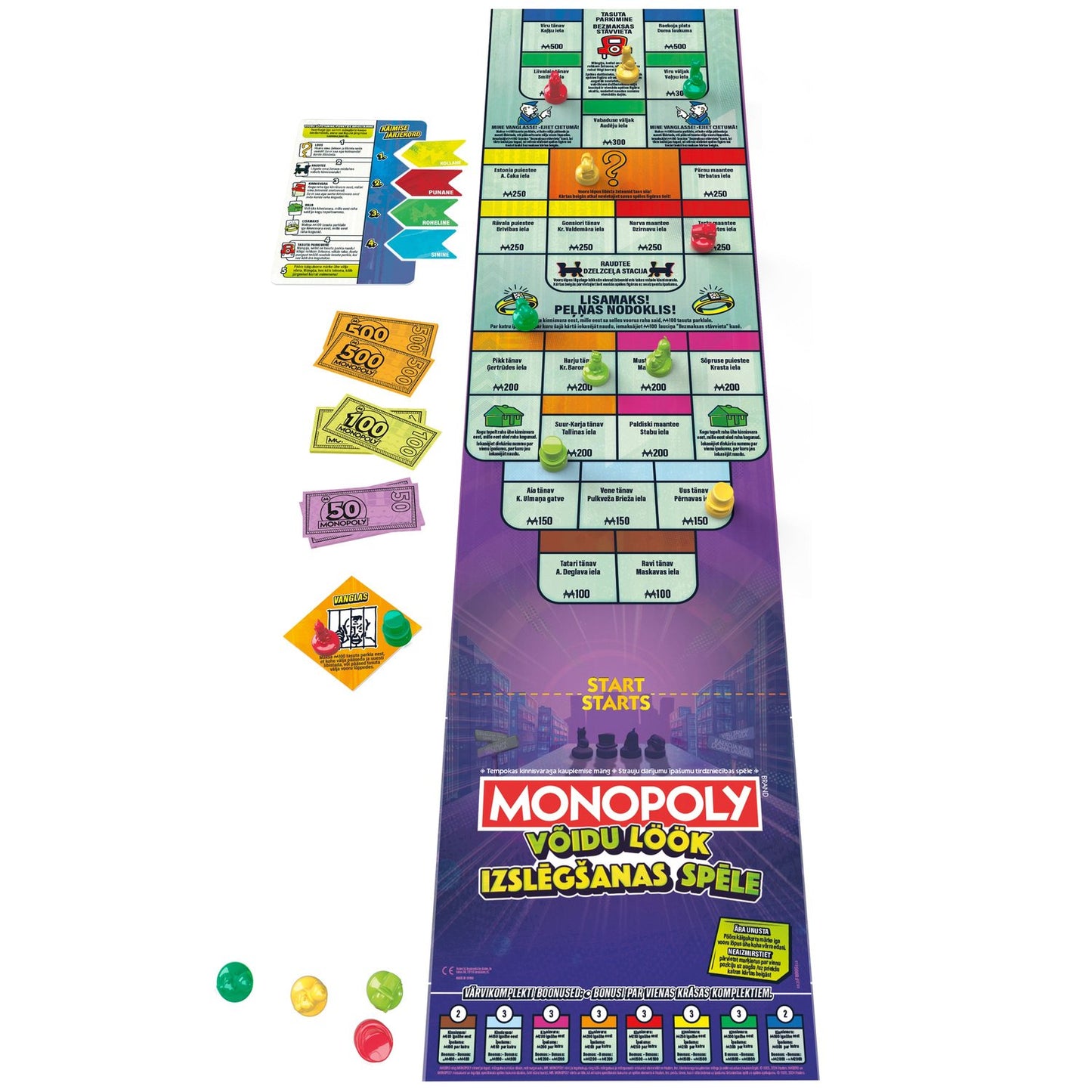 Monopoly Boardgame Knockout (In Estonian And Latvian Lang.)