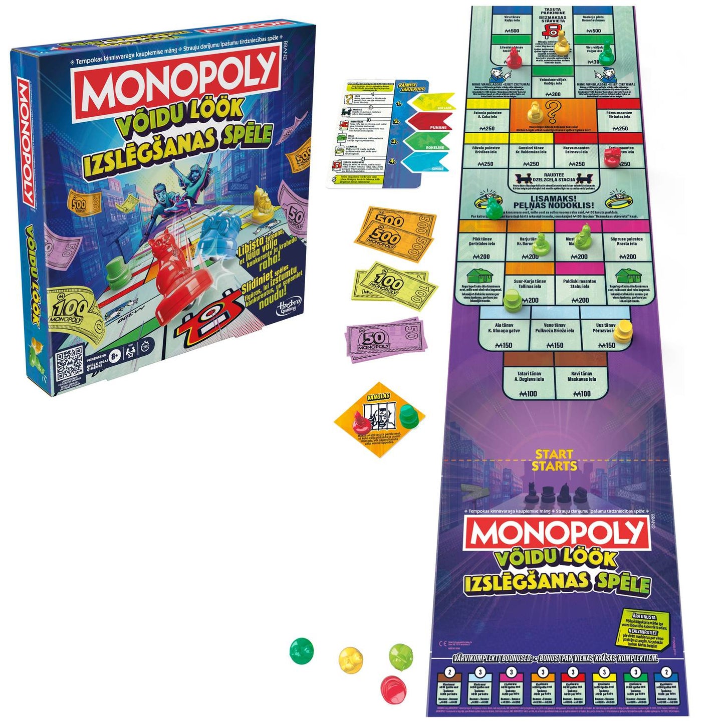 Monopoly Boardgame Knockout (In Estonian And Latvian Lang.)