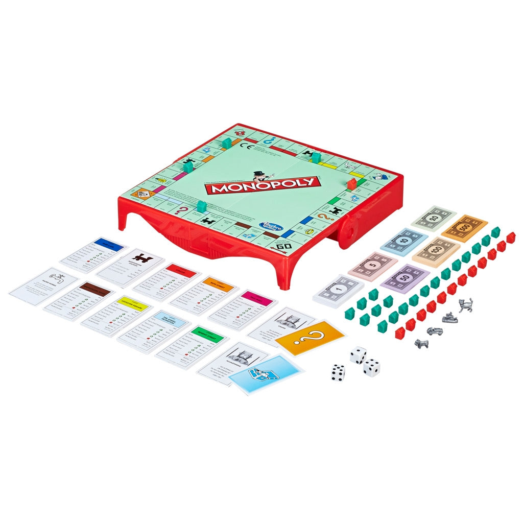Monopoly Travel Game Grab&Go (In Finnish And Swedish Lang.)