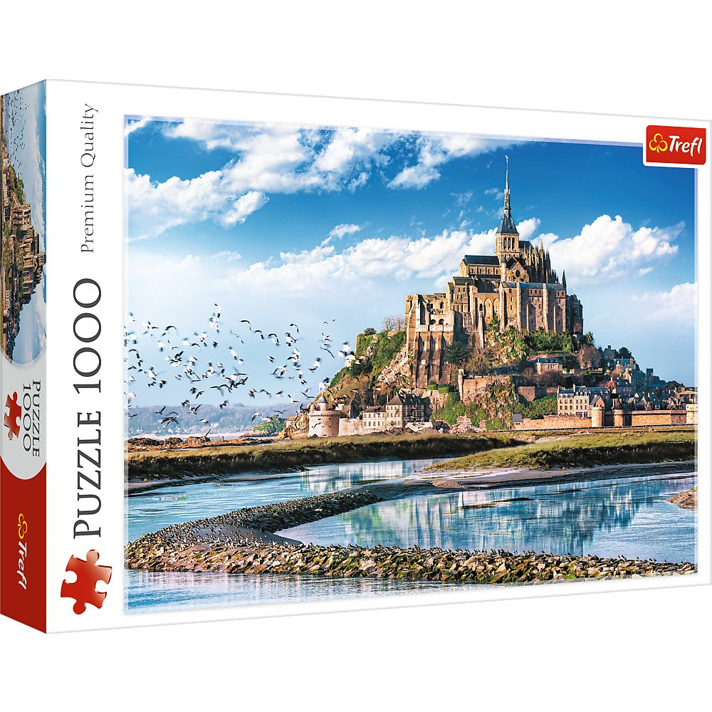 Mont Saint-Michel 1000-Piece Puzzle for Adults and Kids