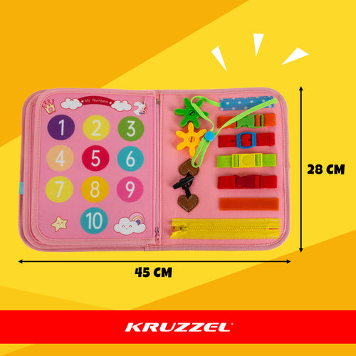 Montessori Sensory Book for Kids, 7-in-1 Activities