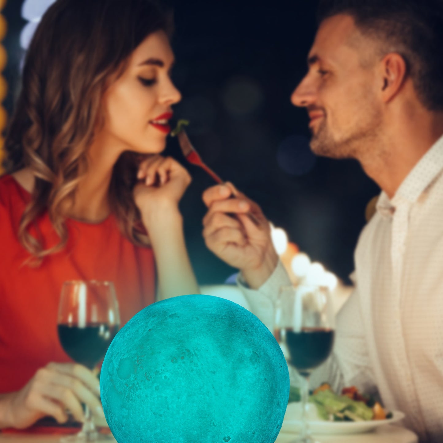 Moon Lamp 3D Colour-changing