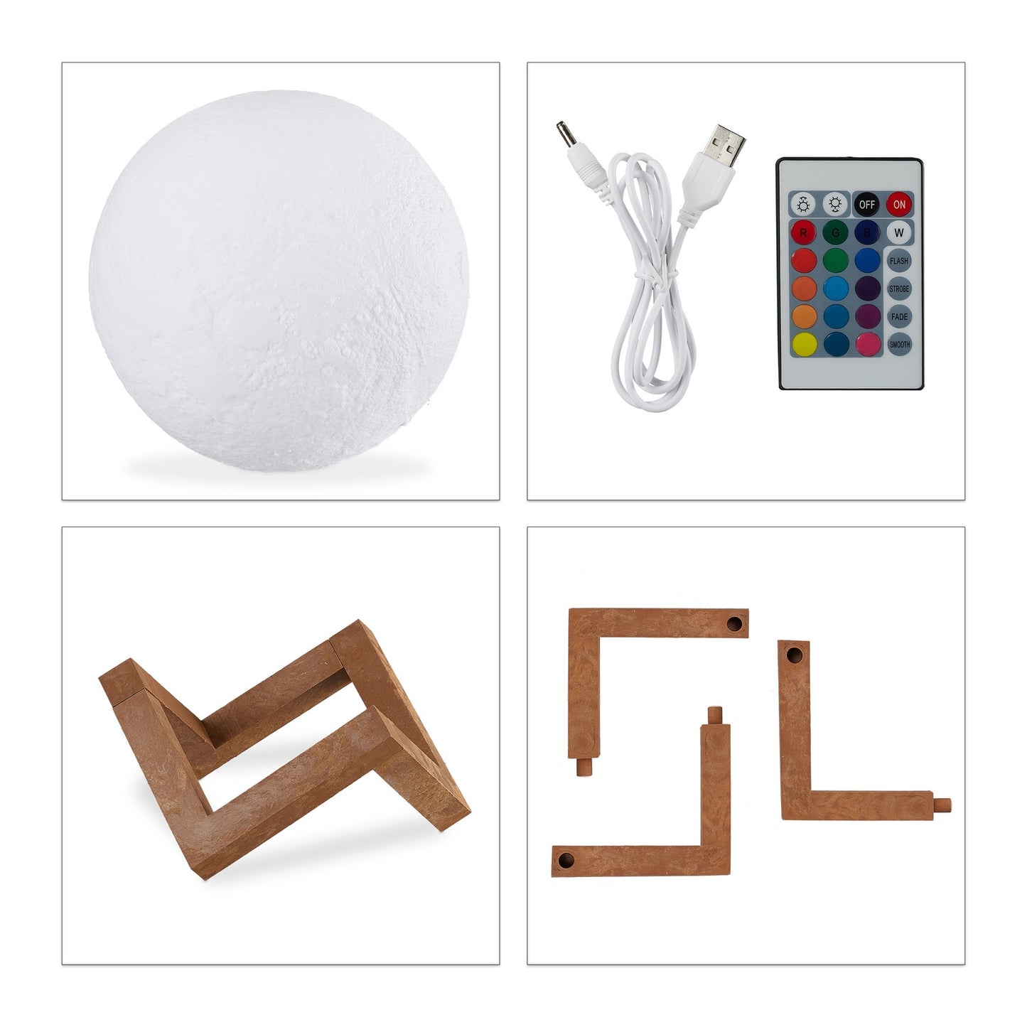 Moon Lamp 3D Colour-changing