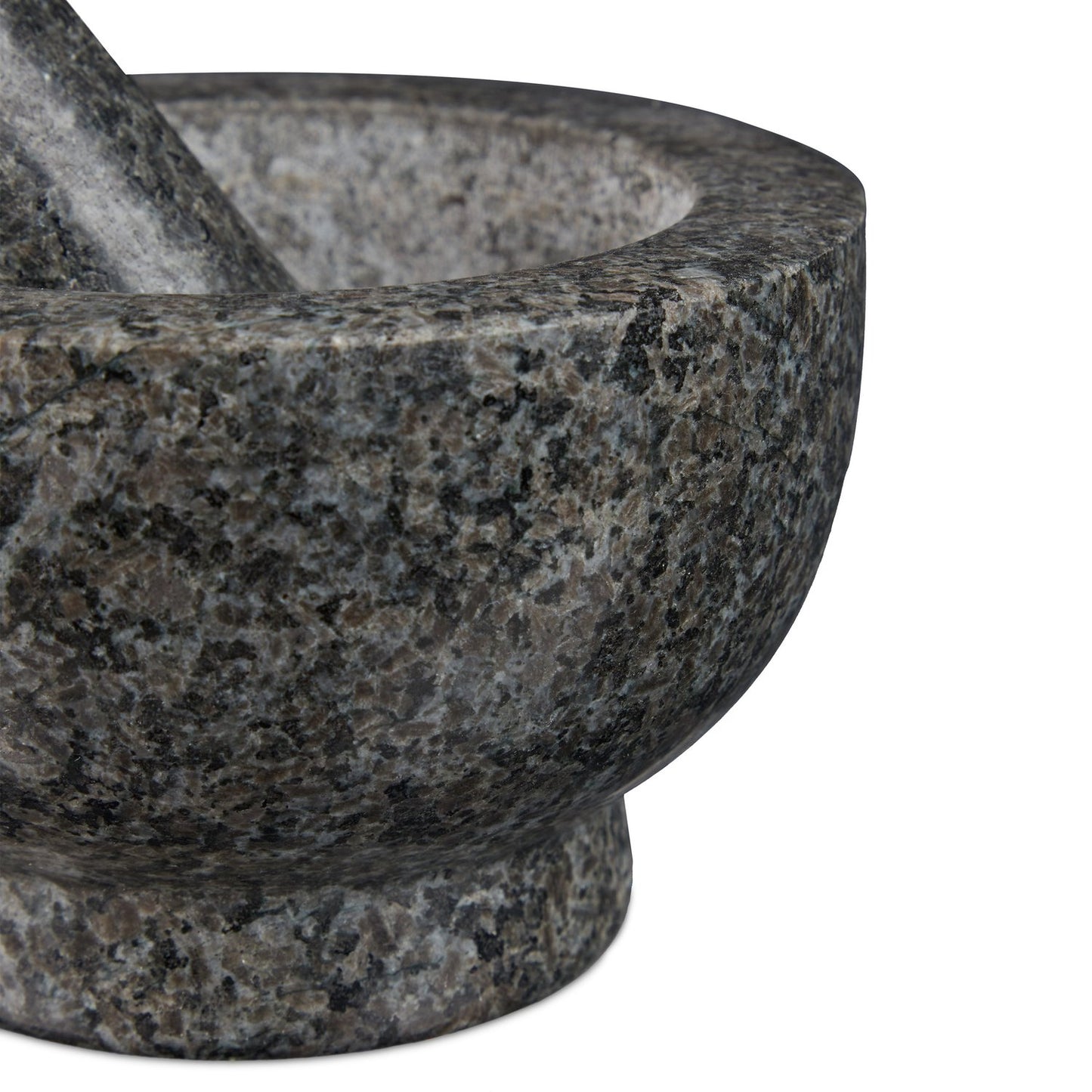 Mortar granite with impact