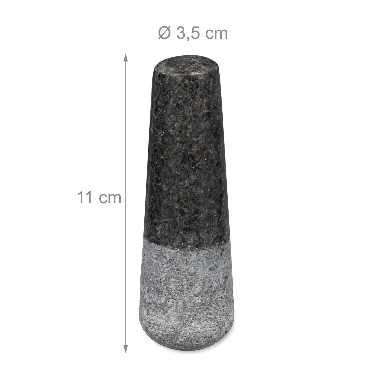 Mortar granite with impact