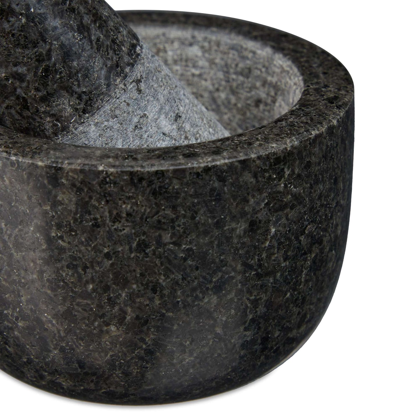 Mortar granite with impact