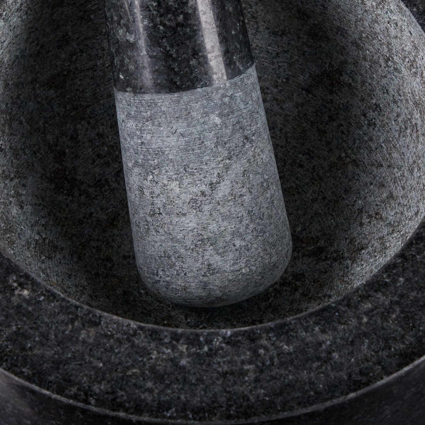 Mortar granite with impact