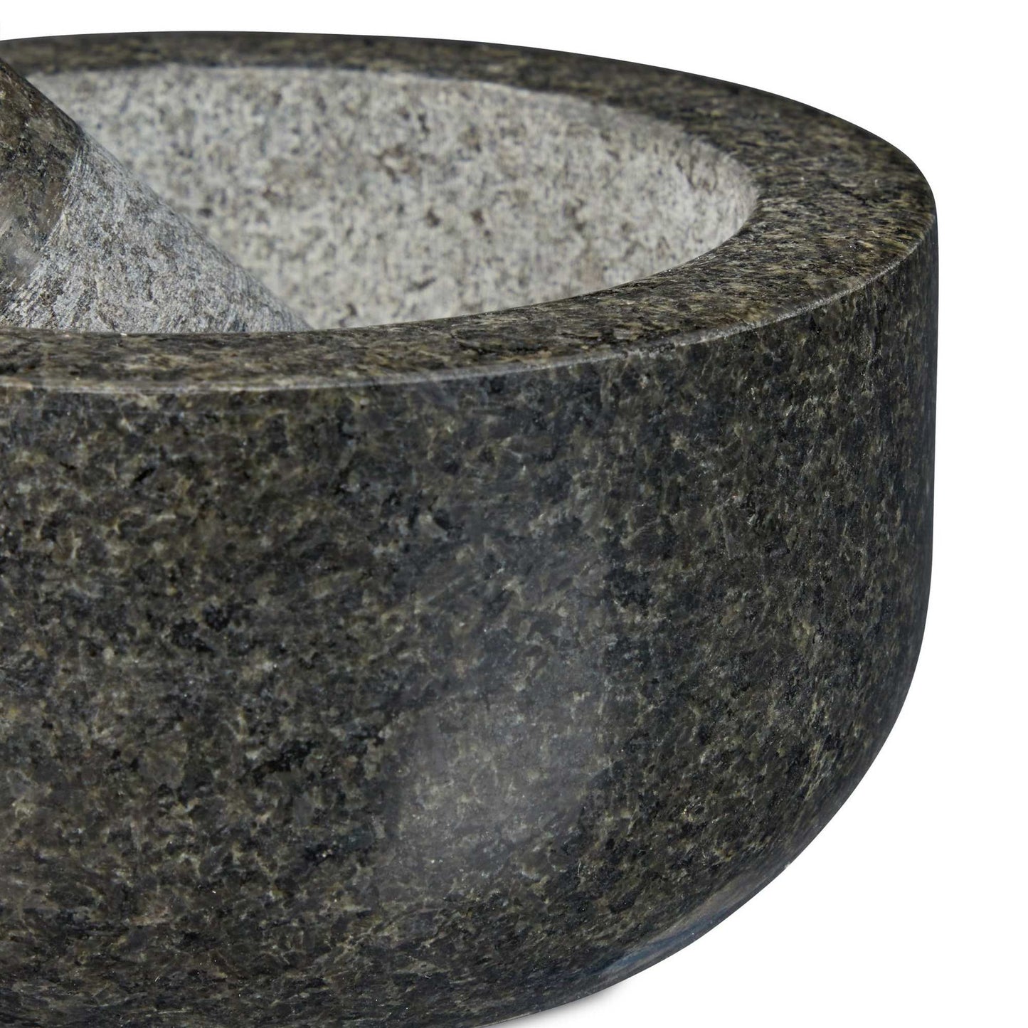 Mortar granite with impact