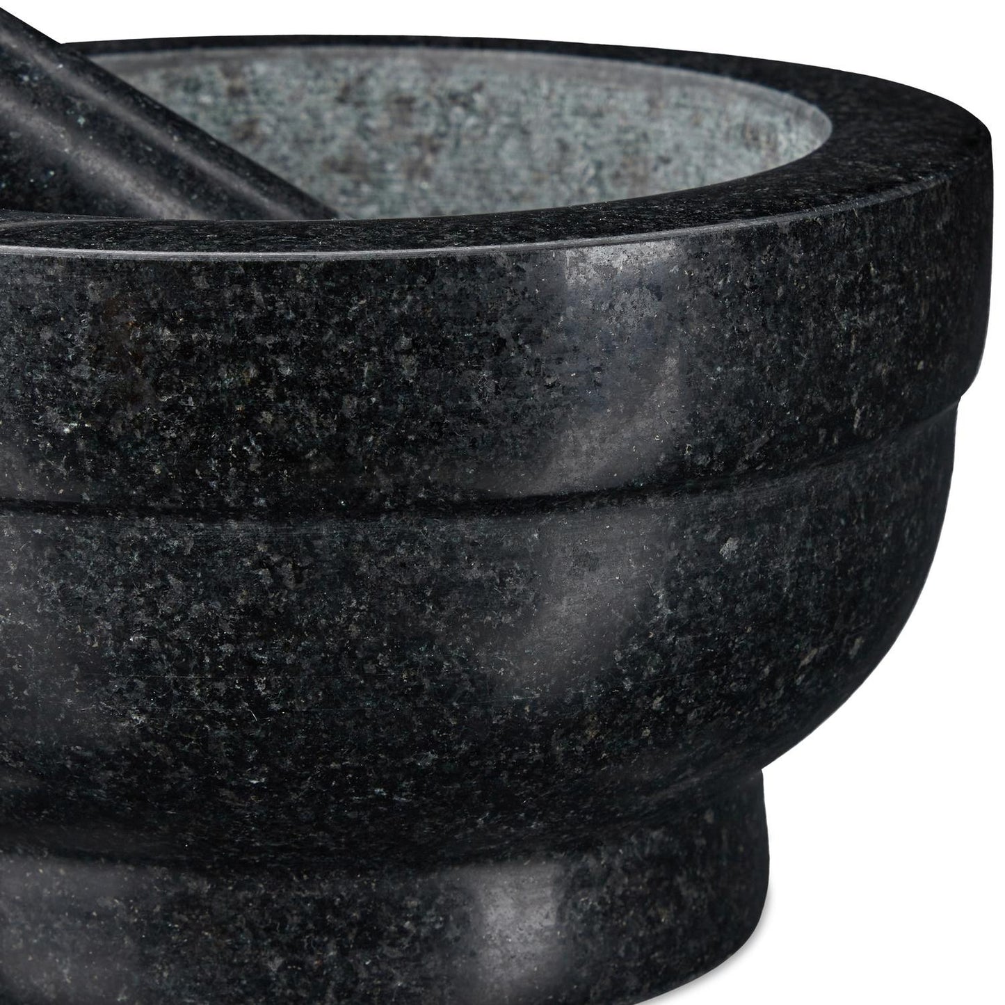 Mortar granite with impact