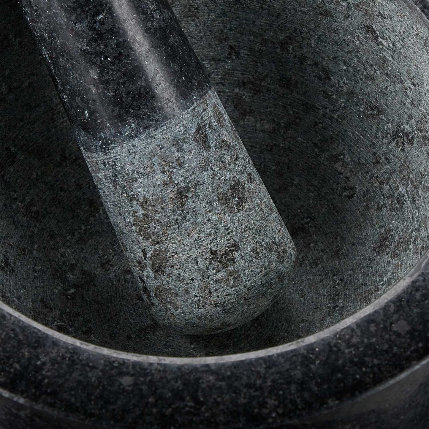 Mortar granite with impact