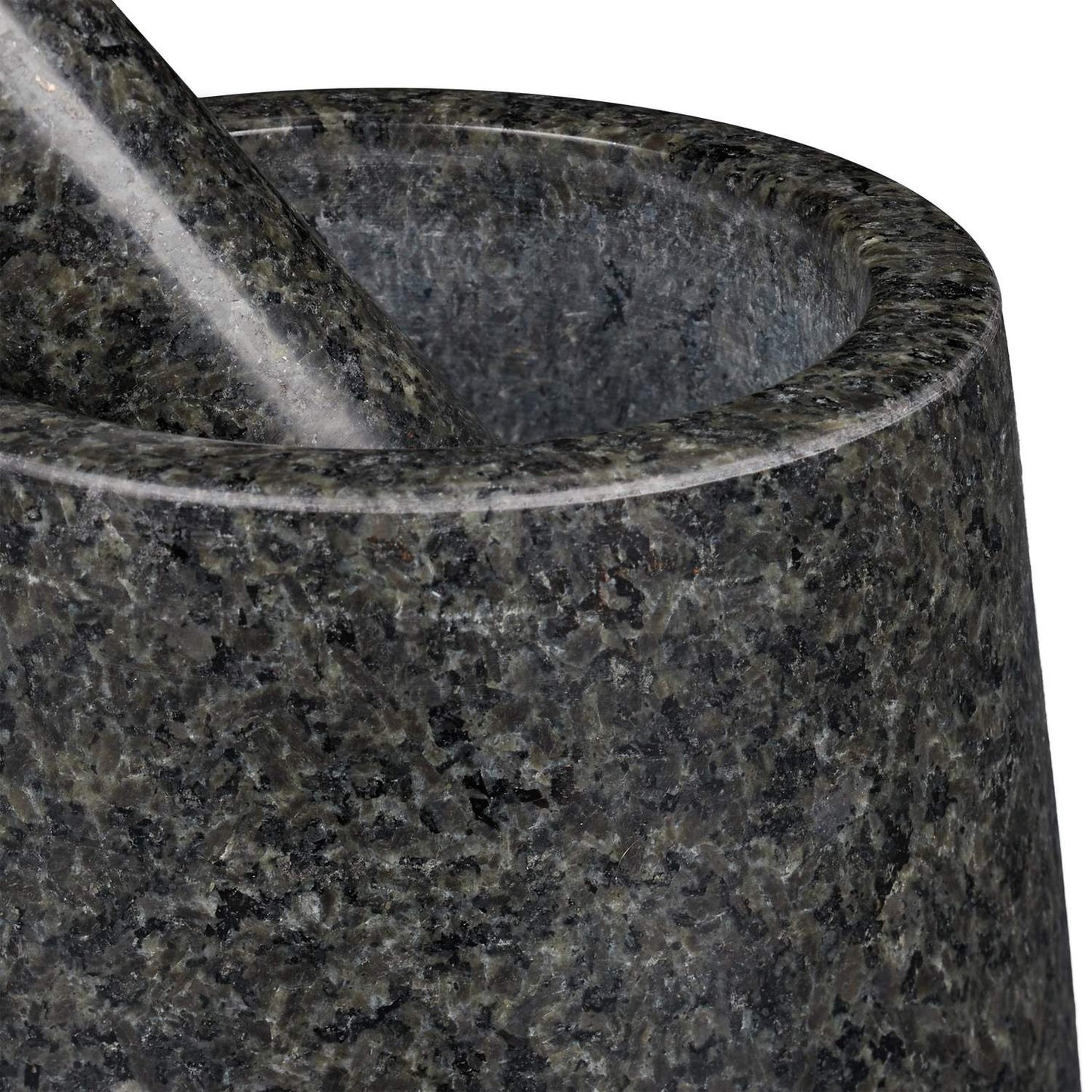 Mortar granite with impact