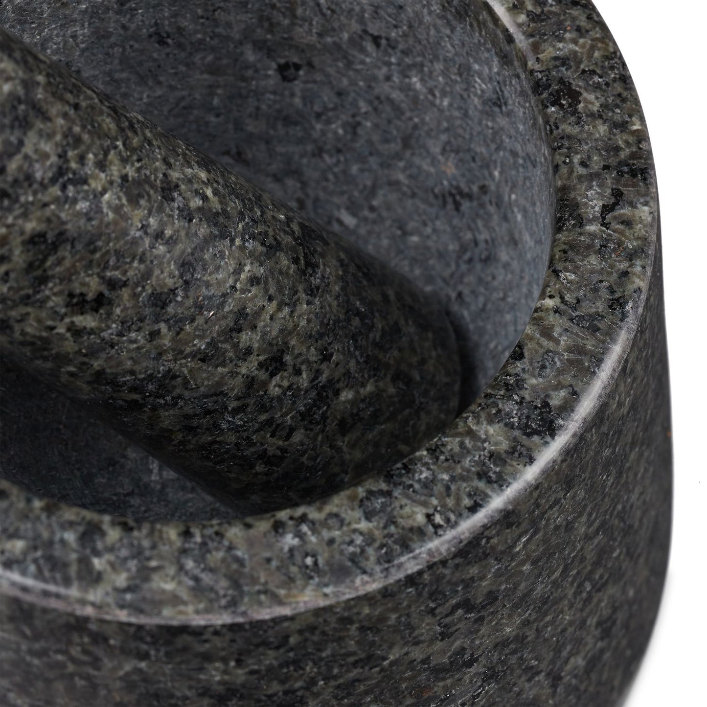 Mortar granite with impact