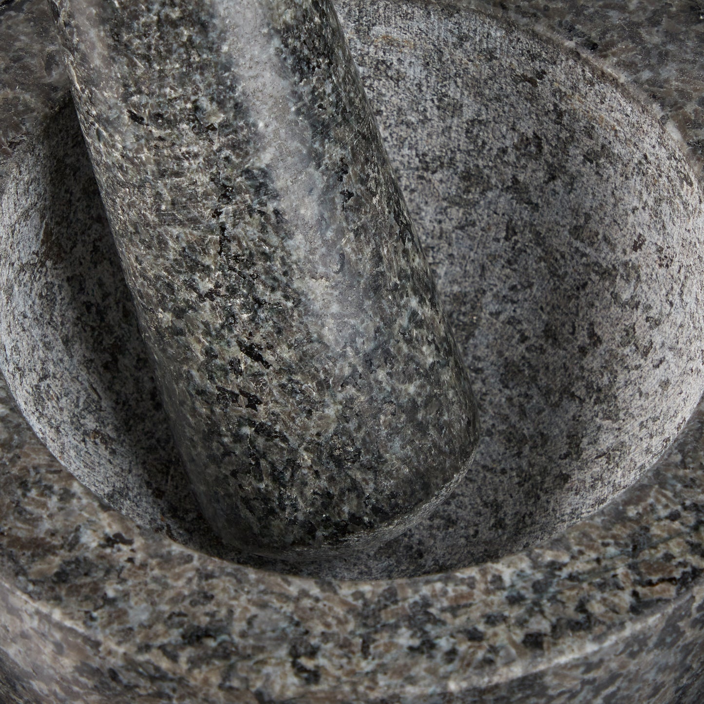 Mortar granite with impact