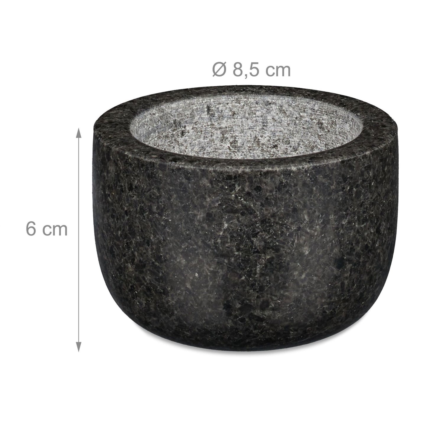 Mortar granite with impact